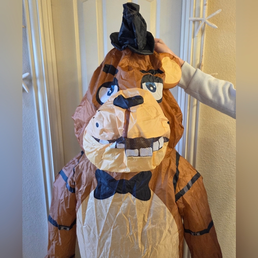 Freddy Fazbear Five Nights At Freddys Inflatible Kids Costume - Picture 9 of 16